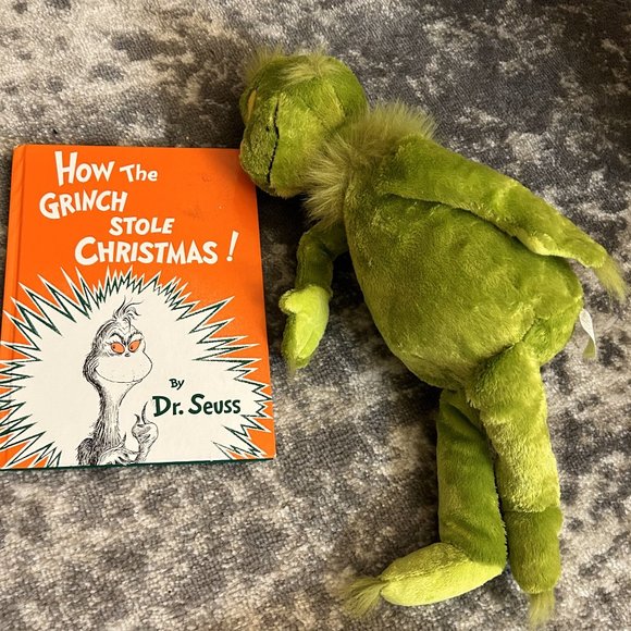 Dr. Seuss Toys Dr Suess How The Grinch Stole Christmas Book Plush